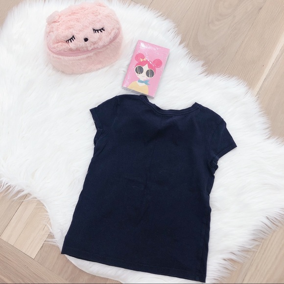 Gap girls ice cream t shirt navy blue size 6/7 - Picture 3 of 5